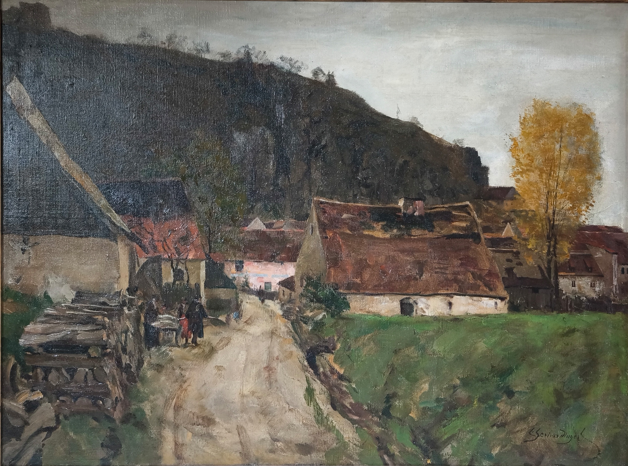 Constantin Gerharding Blick auf Kallmünz von der Dinauerstrasse aus