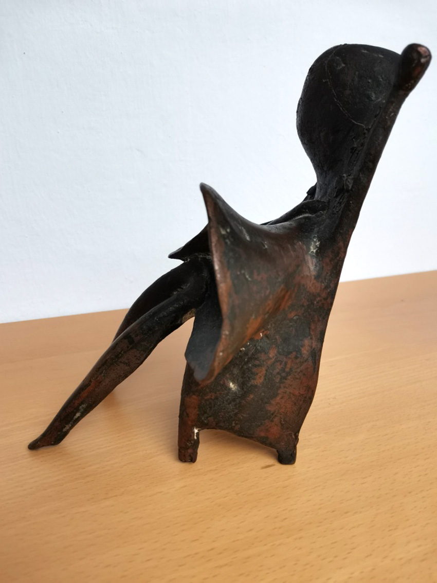 Lothar Fischer Kleine Puppe - Bronze - 22 cm